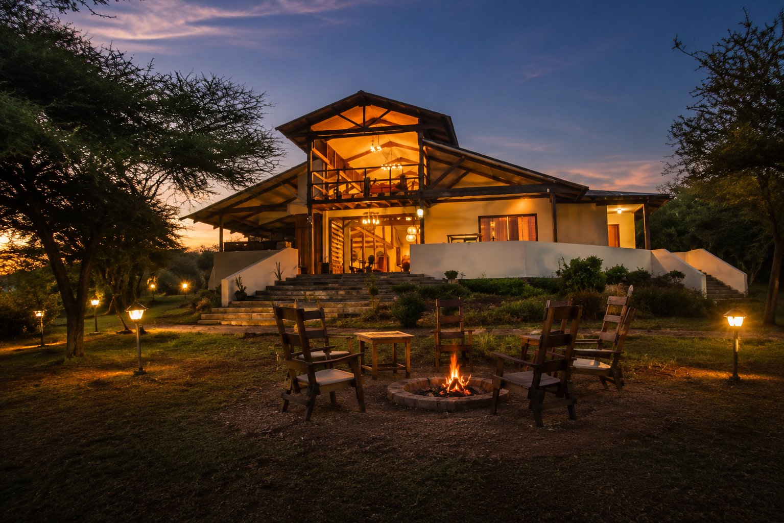 Lodge evening